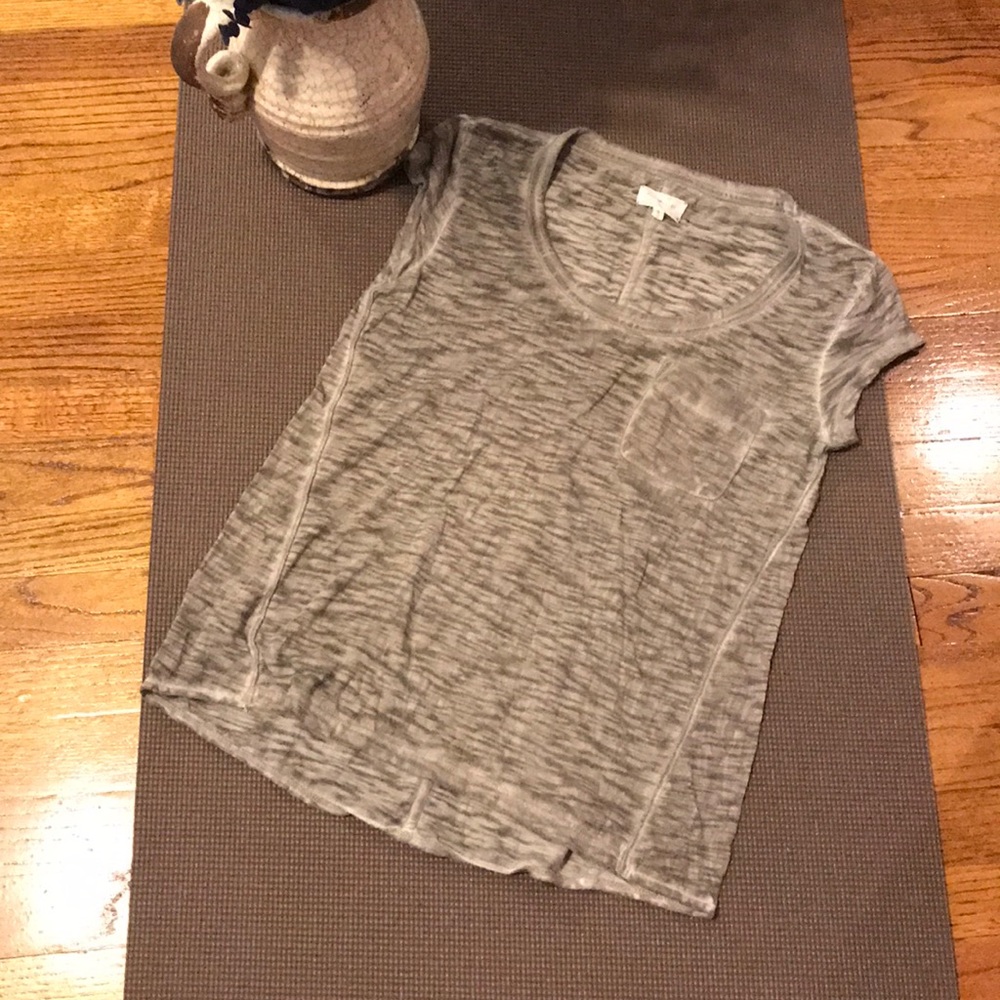 Lou & Grey burn out T-shirt in green